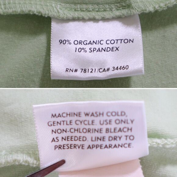 Eileen Fisher Size S Organic Cotton Jersey Zip Jacket Light Green - Picture 11 of 12